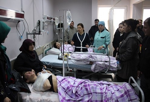 Samsun’da ��renci servisi kaza yapt�: 1 �l�, 19 yaral�