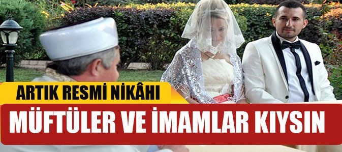 Ba�kan Berber, M�ft�ler Ve �mamlar Da Resmi Nik�h K�ys�n